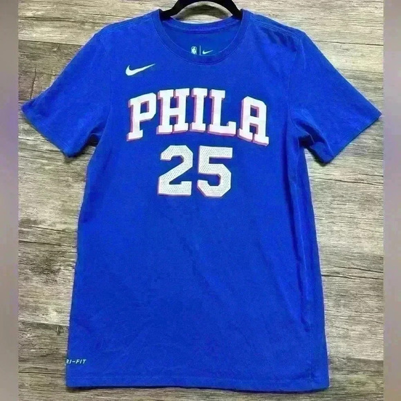 Nike Blue PHILA 25 Short Sleeve Tee - Picture 1 of 3